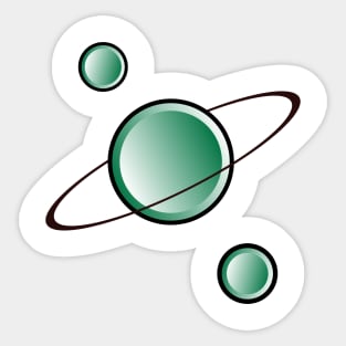 The Green Planet Sticker